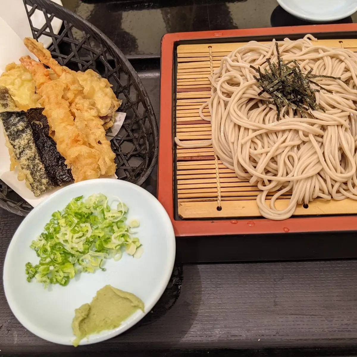 Yabu Soba Combination Plate