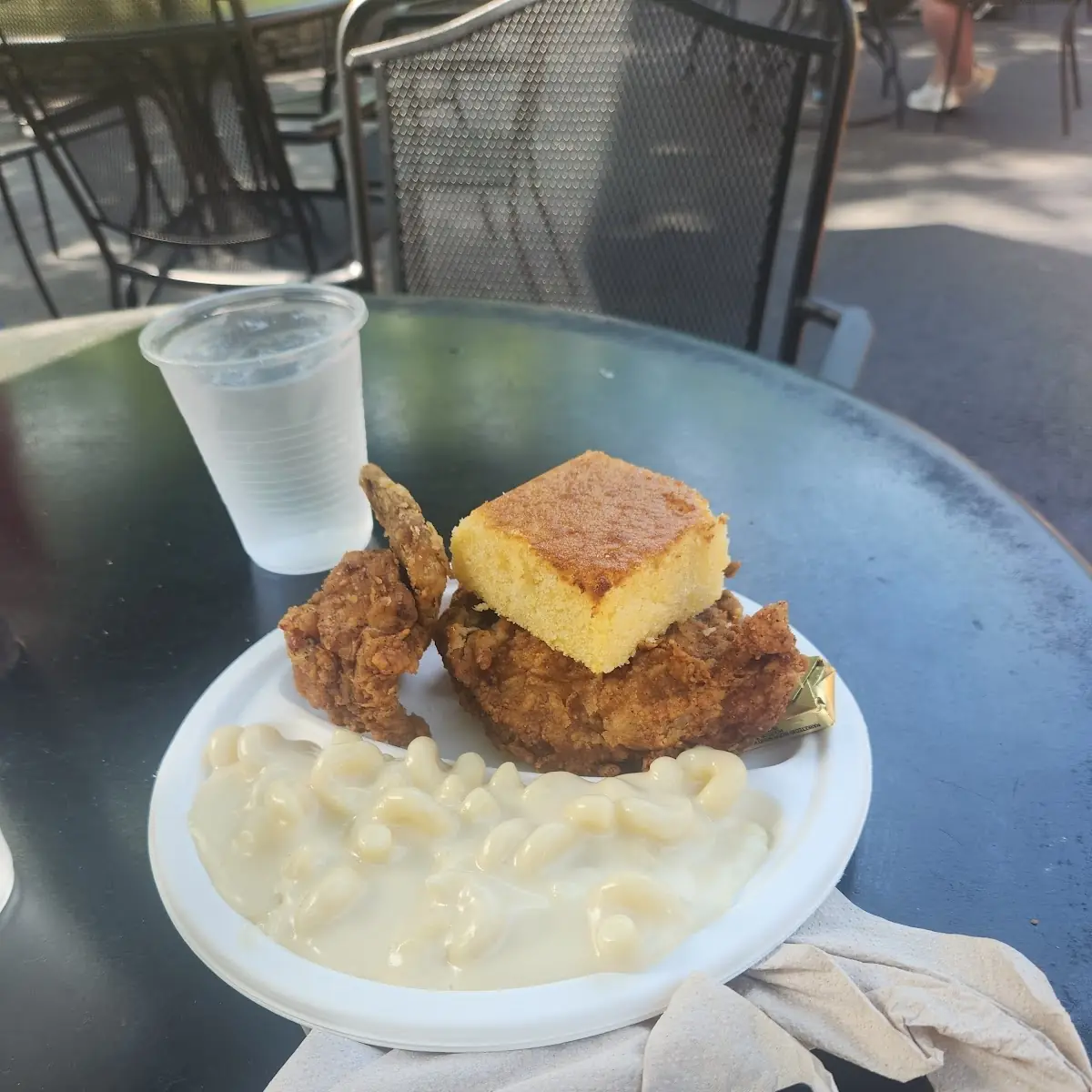 Fried Chicken and Macaroni and Cheese and Cornbread