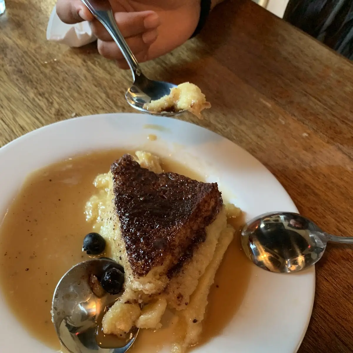 White Chocolate Bread Pudding