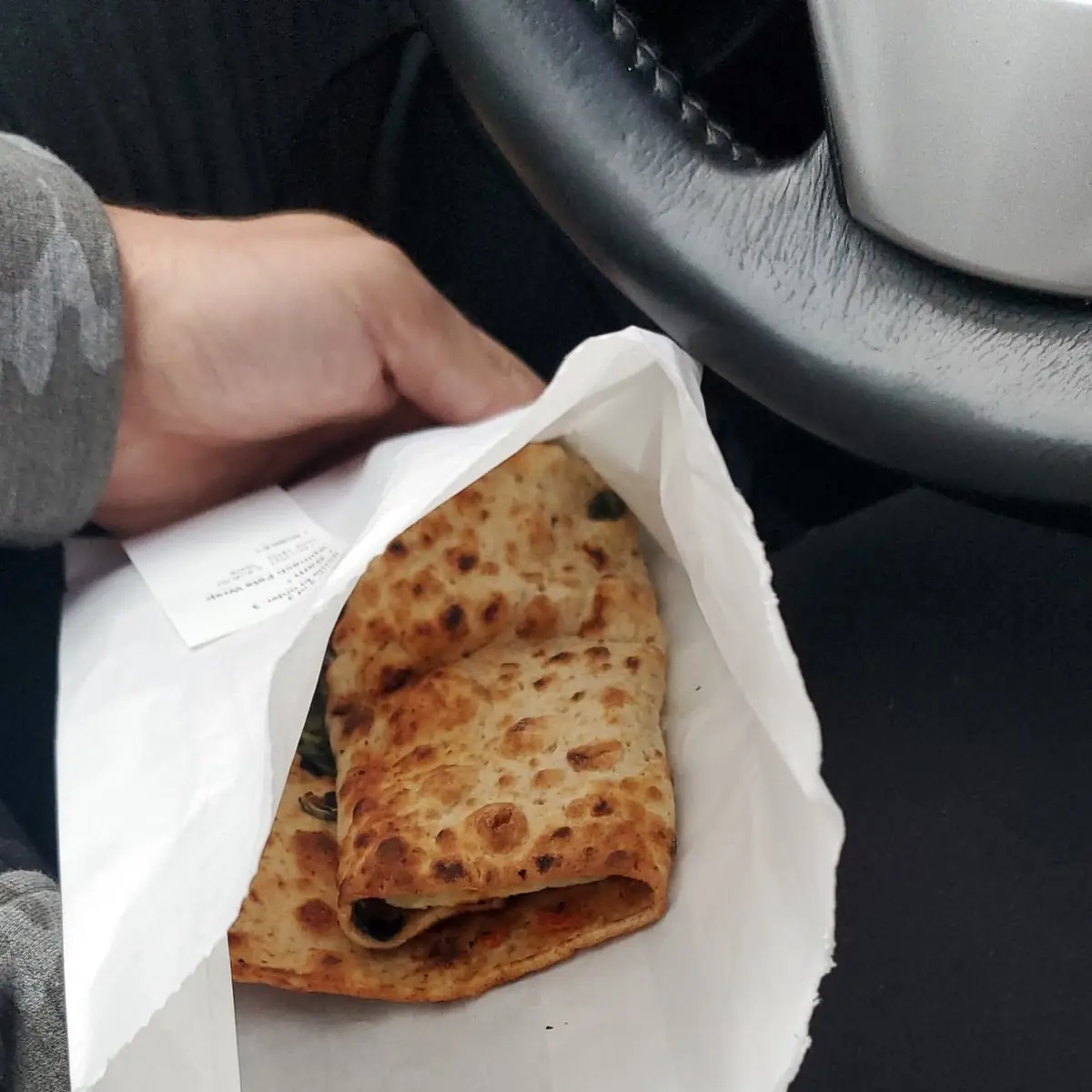 Spinach Feta & Egg White Wrap