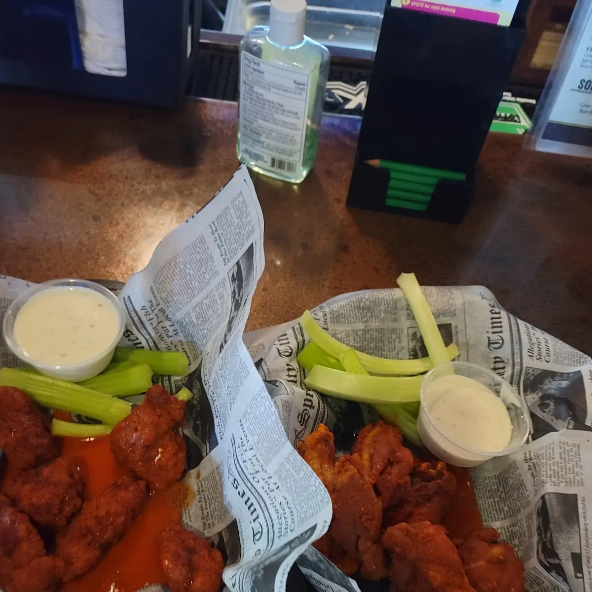 Boneless and Bone-In Buffalo Wings