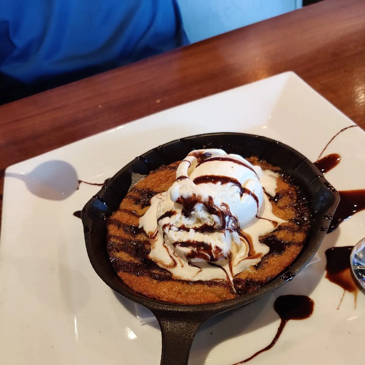 Chocolate Chip Cookie and Vanilla Ice Cream