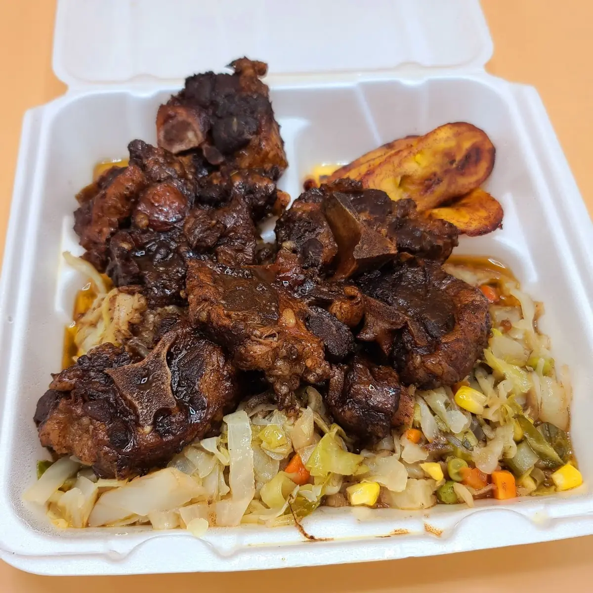 Jerk Chicken Rice and Cabbage