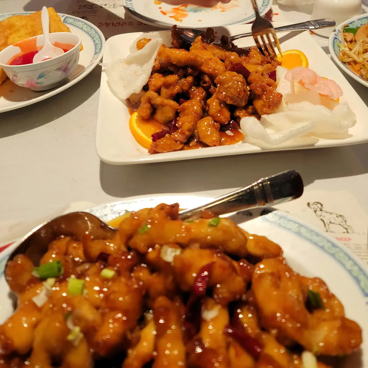 Orange Chicken and Spicy Orange Chicken