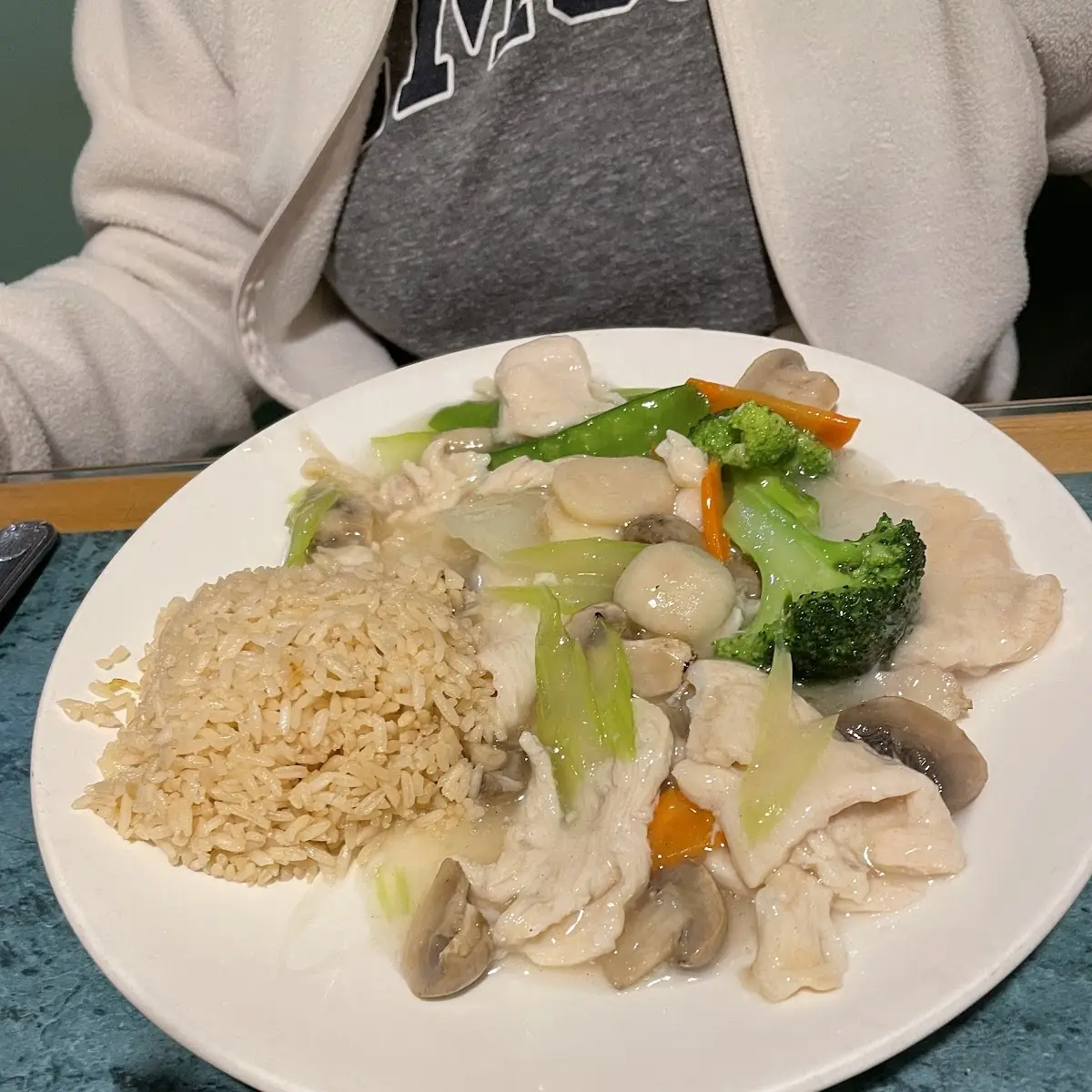 Steamed Chicken w Mixed Vegetables