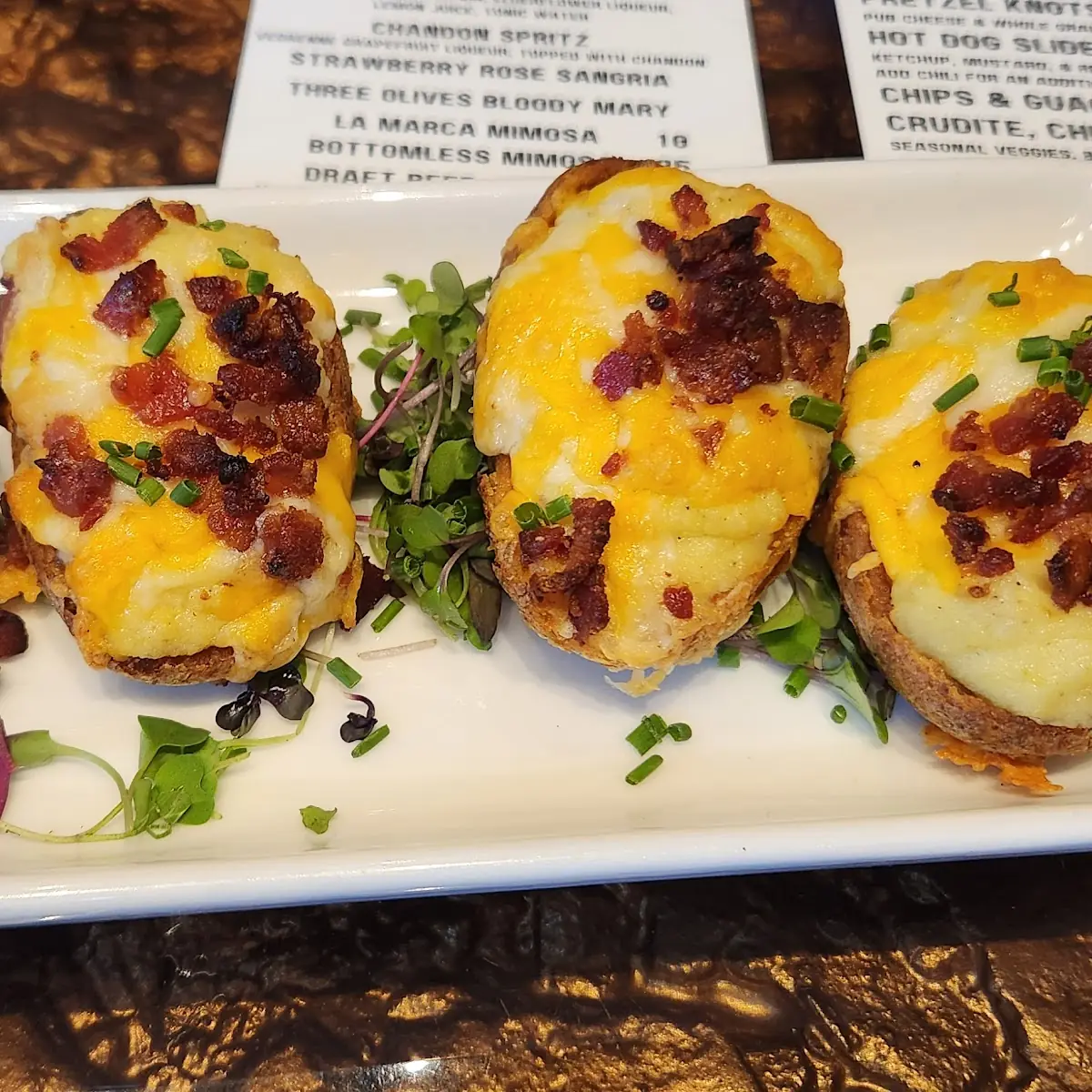 Potato Skins Twice Fried