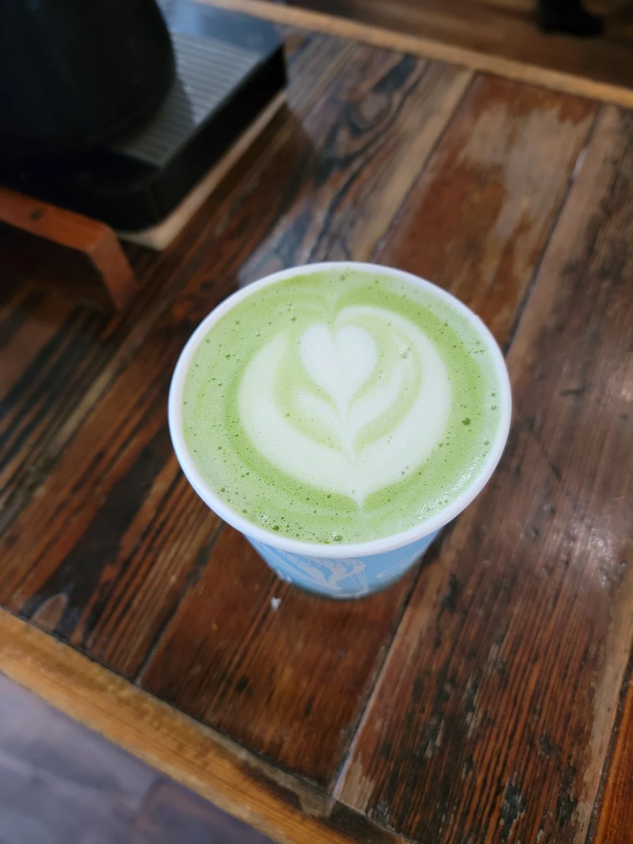 Matcha Latte with Oat Milk