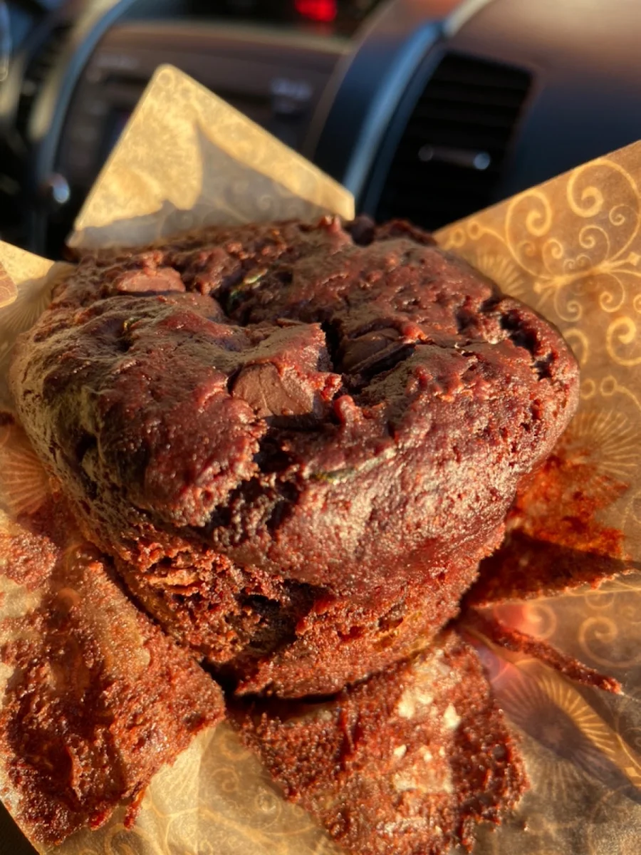 Vegan Chocolate Zucchini Muffin