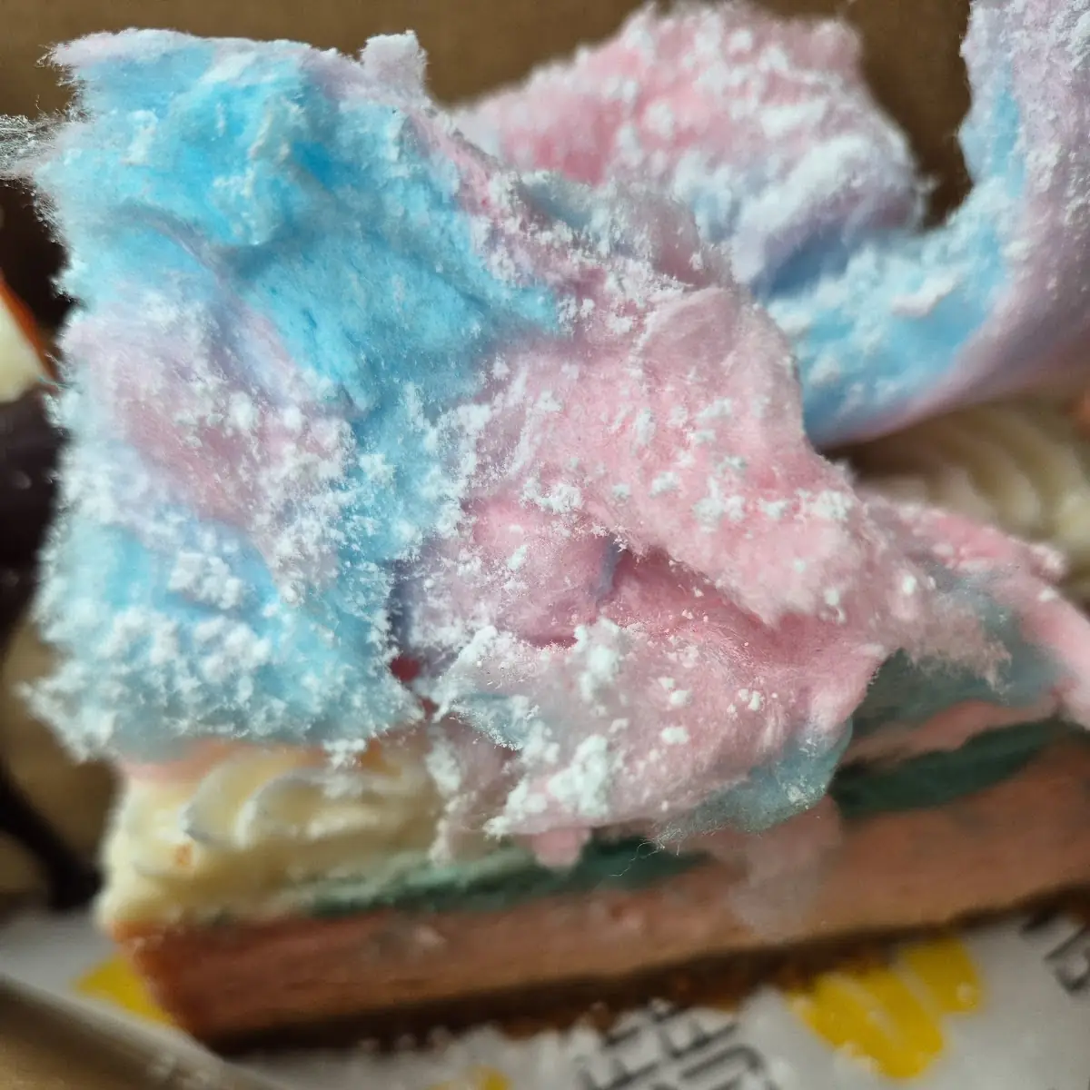 Conton Candy Cheesecake Slice