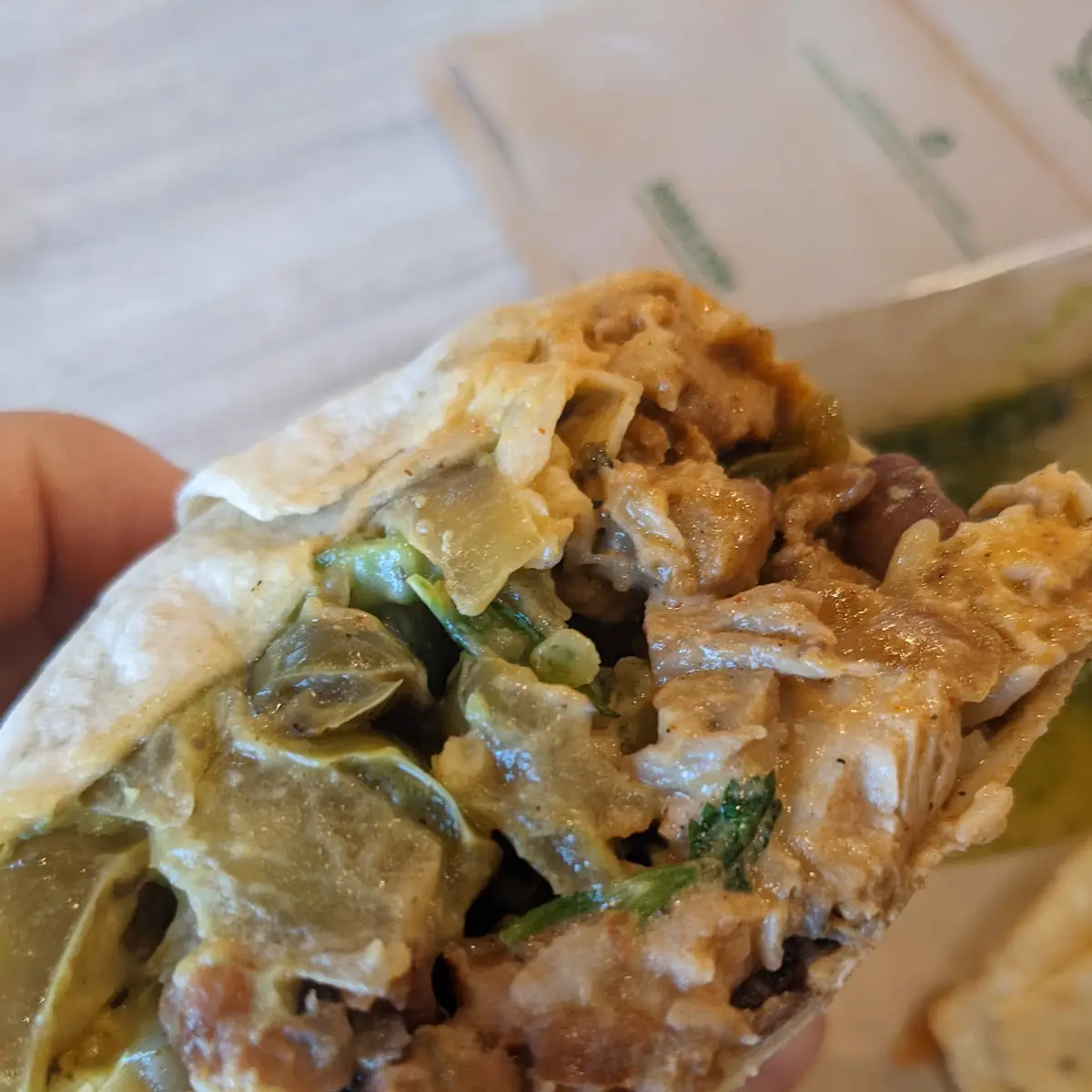 Spicy Chicken Burrito