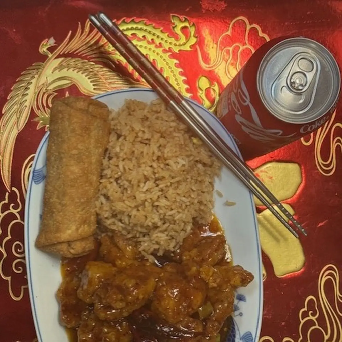 Rice & Egg Roll