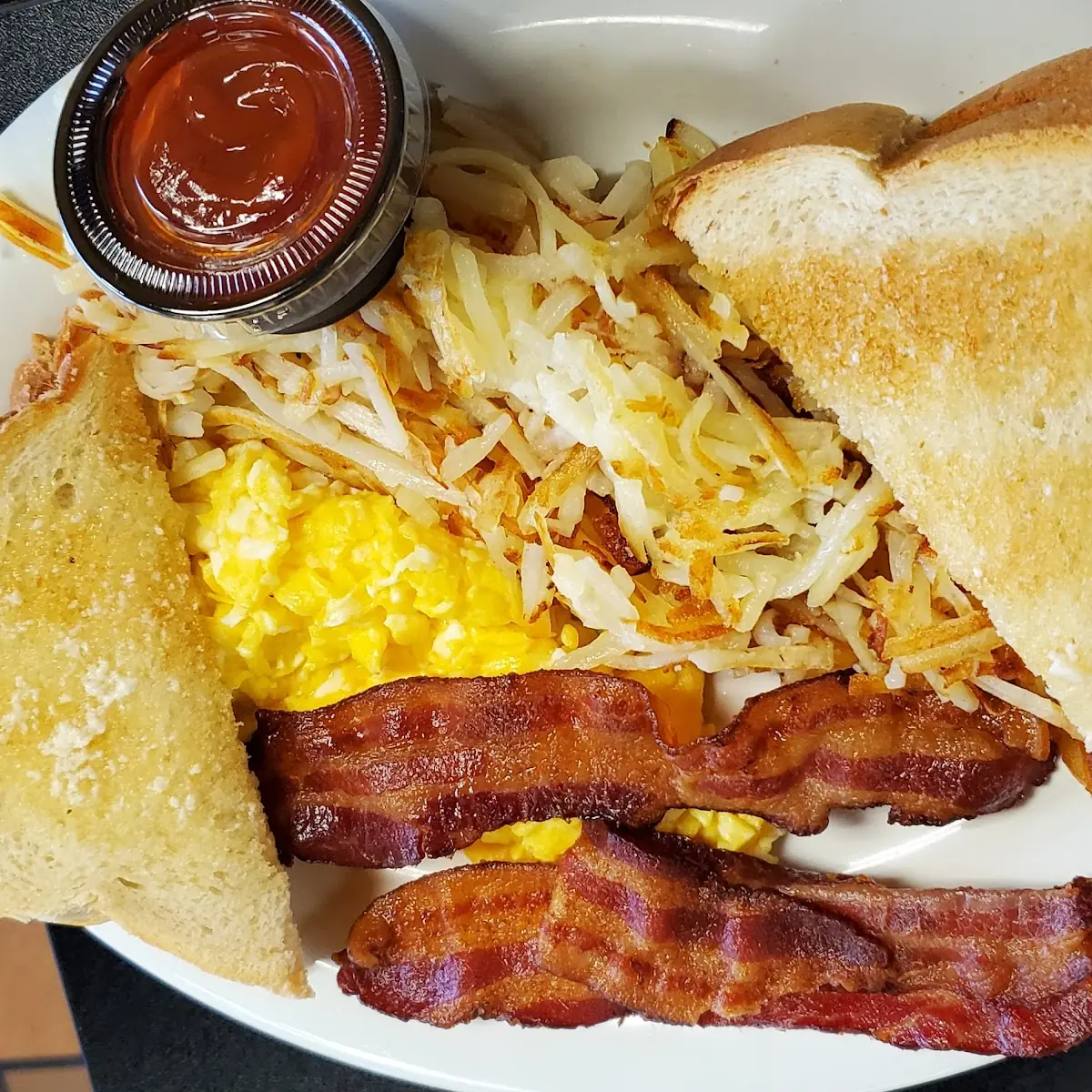 Scrambled Eggs with Bacon