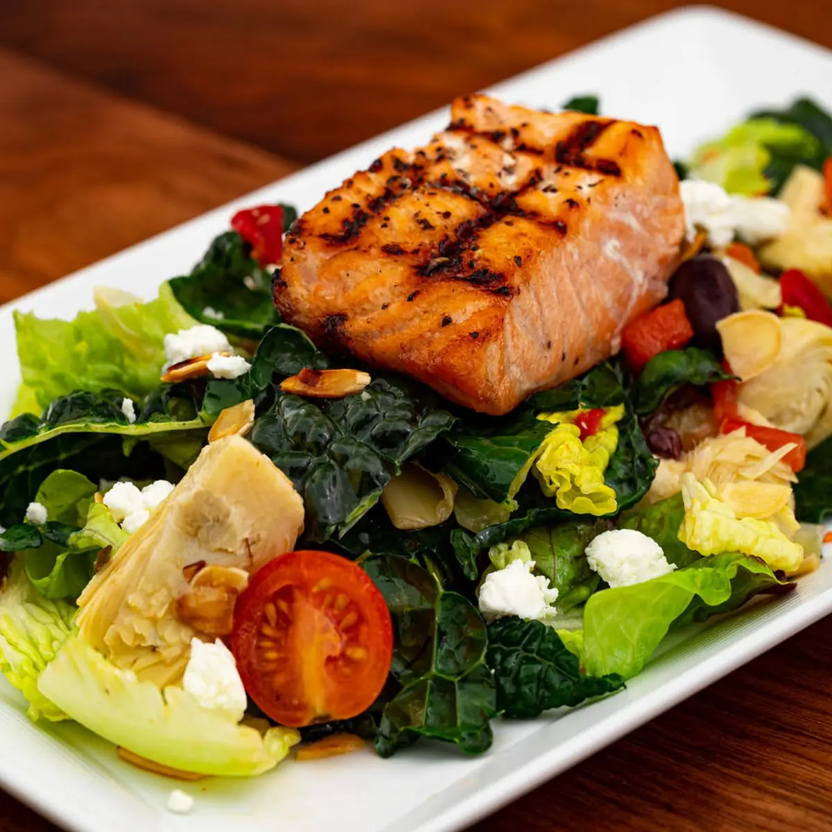Grilled Salmon Salad