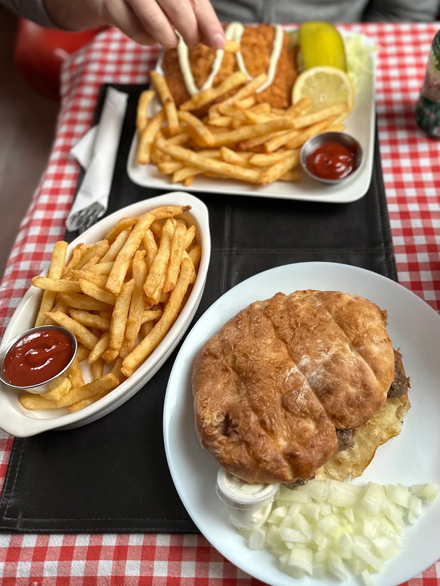 Small Chevapi with Side of Fries, Jasna's European Meat & Deli