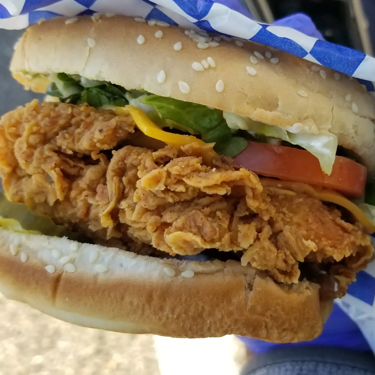 Fried Chicken Burger