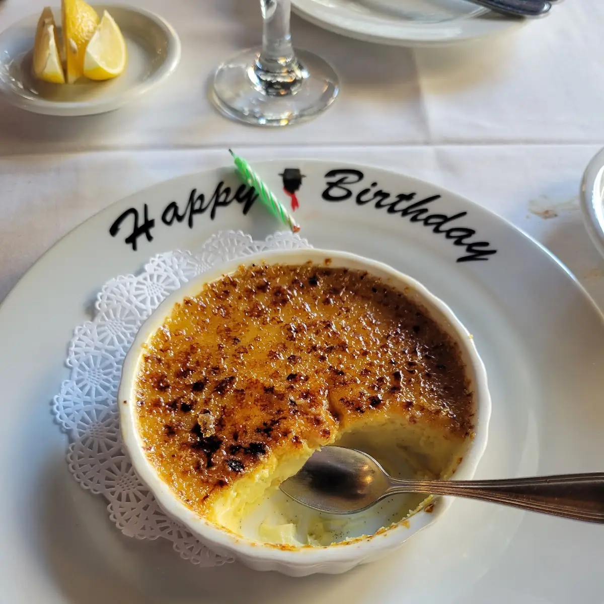 Crème Brûlée with Fresh Berries