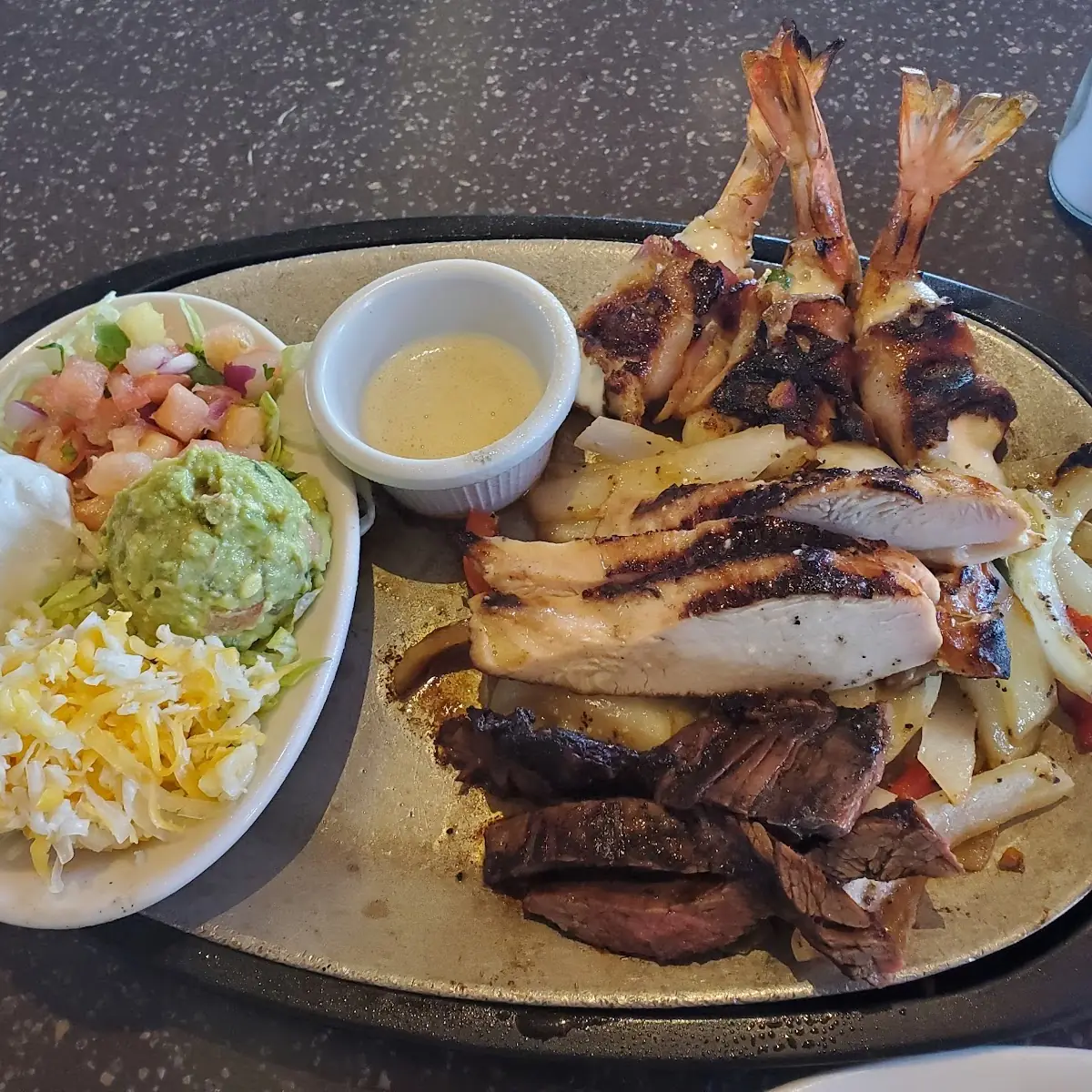 Bacon Wrapped Shrimp Fajitas