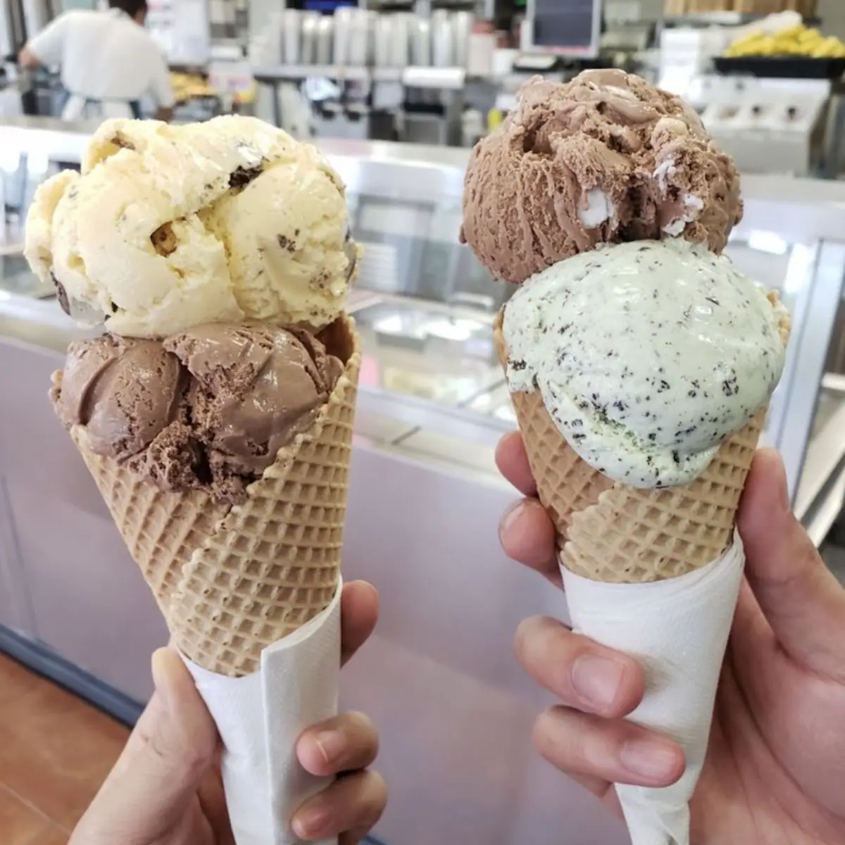 Double Scoop Waffle Cone