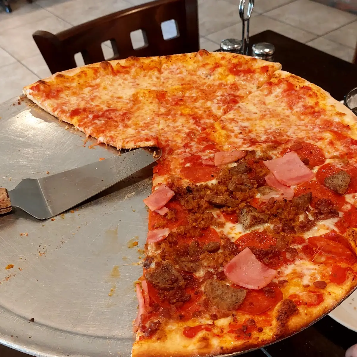 Half Cheese Half Meat Lovers