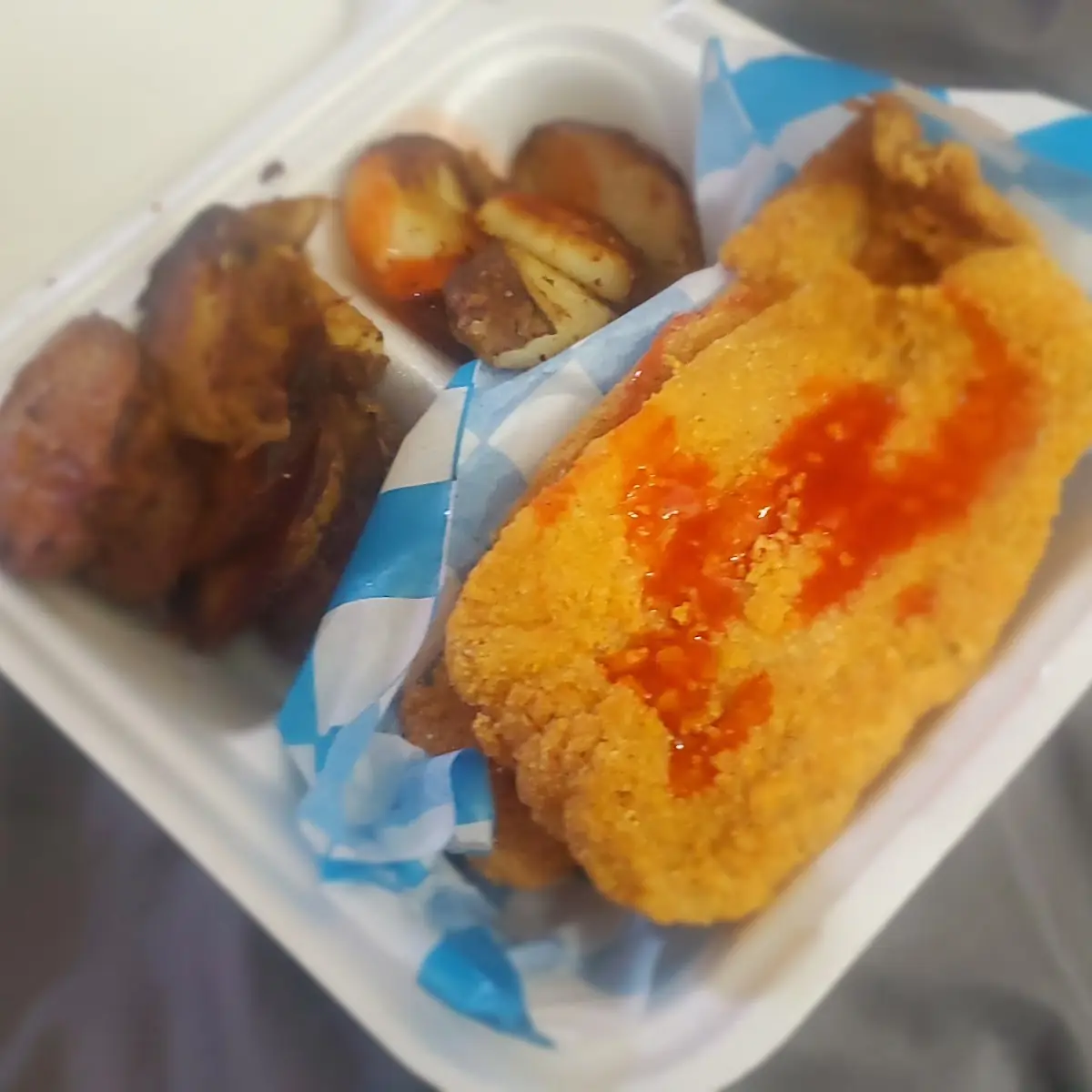 Catfish Fillet with Southern Fried Potatoes