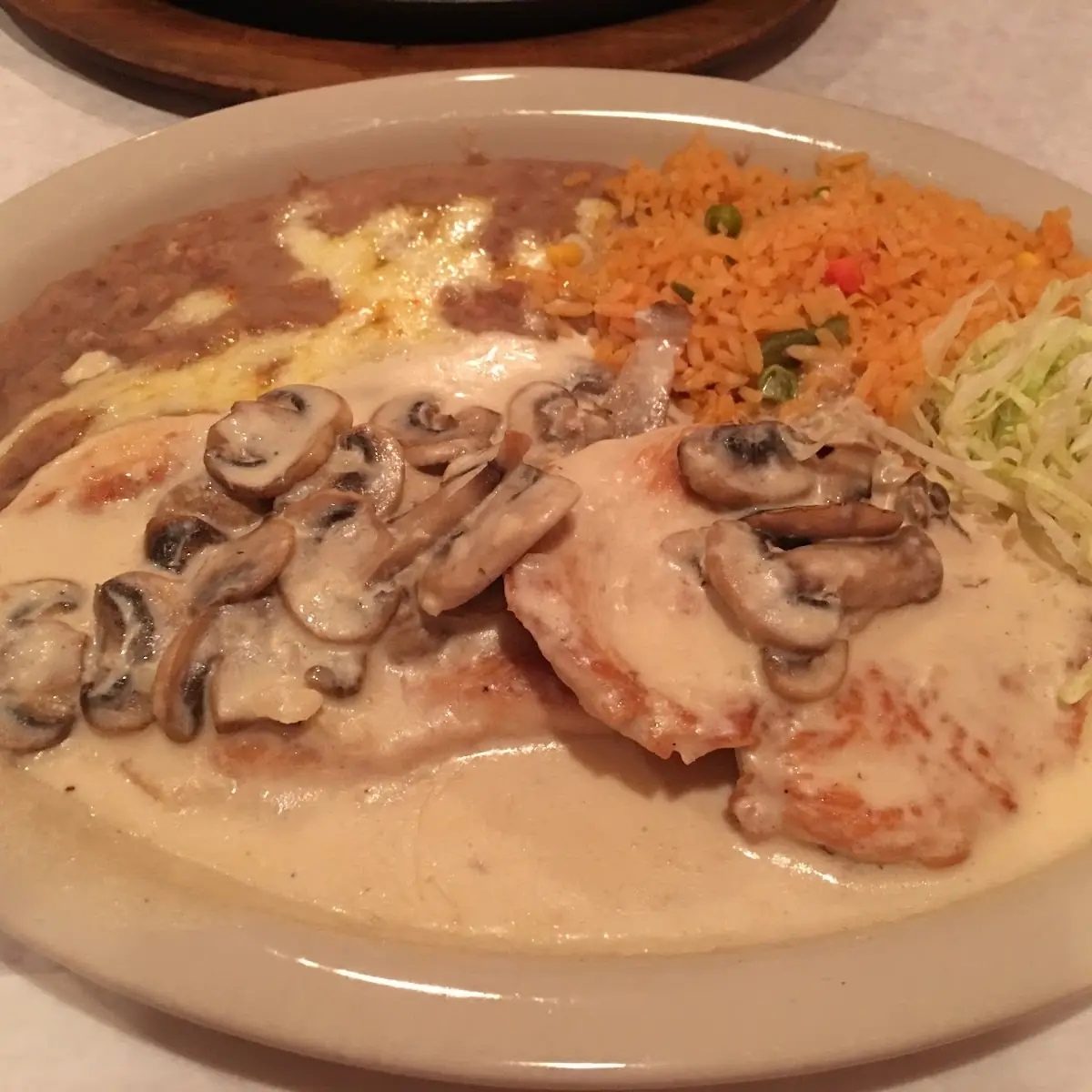 Pollo A la Crema