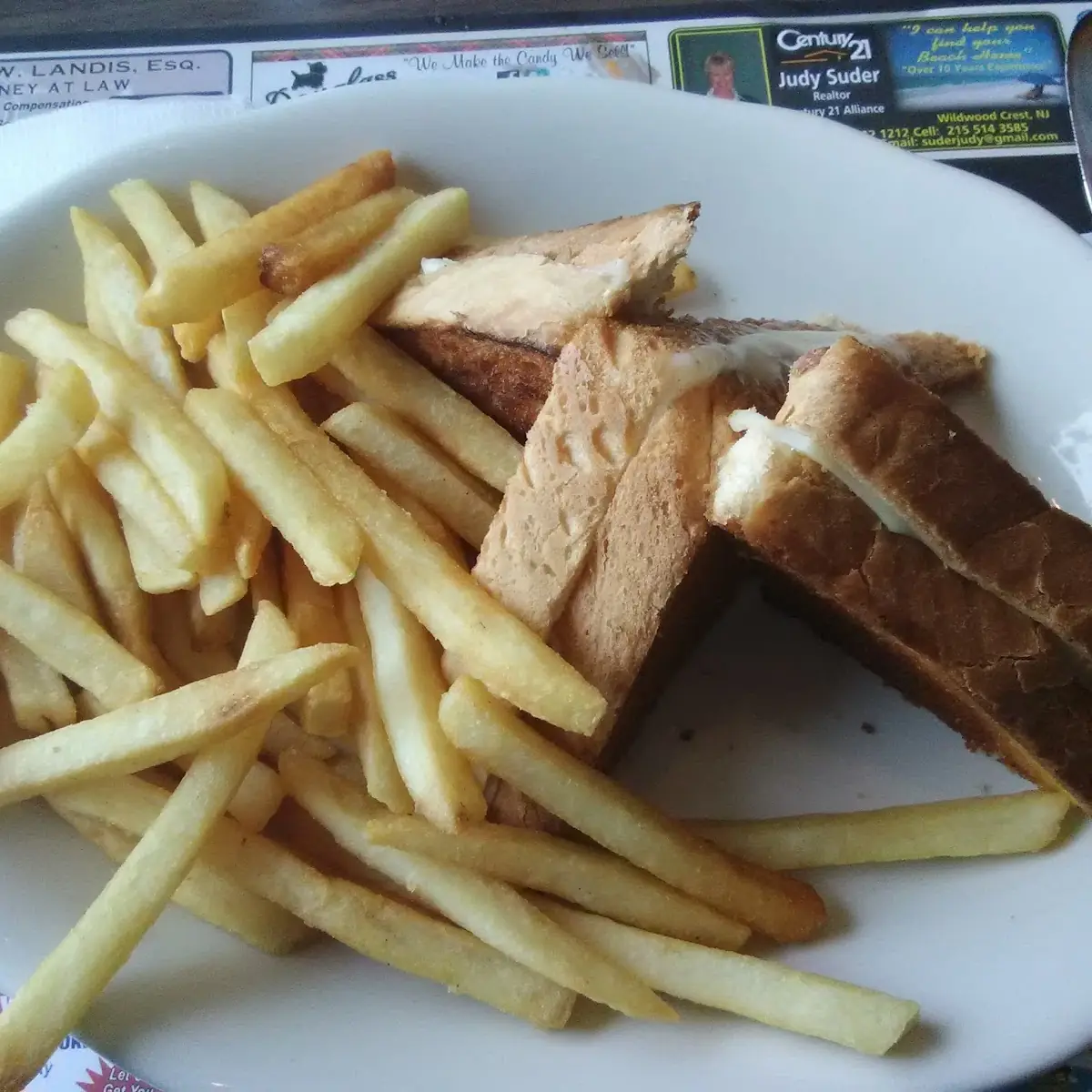 Grilled Cheese with Fries