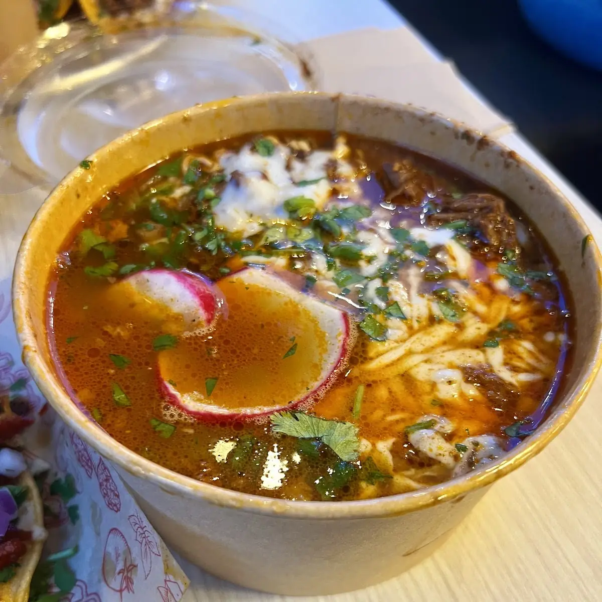 Birria Ramen and Al Pastor Tacos