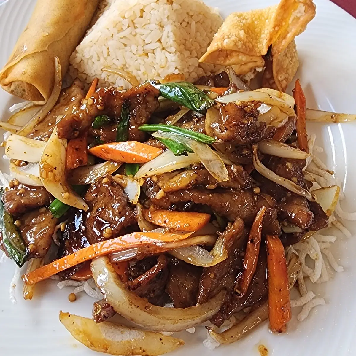 Mongolian Beef Lunch