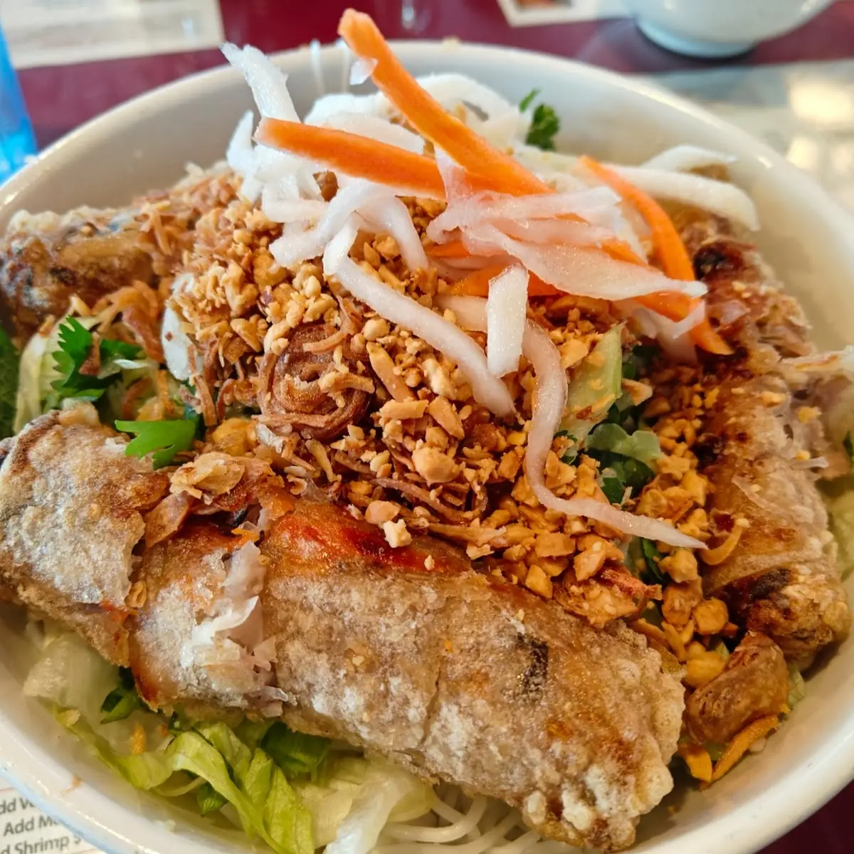 Vietnamese Egg Roll Grilled Bowl