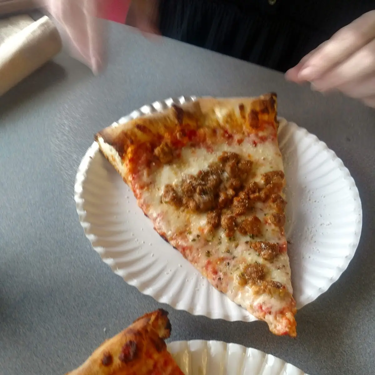 Mushroom Pizza Slice