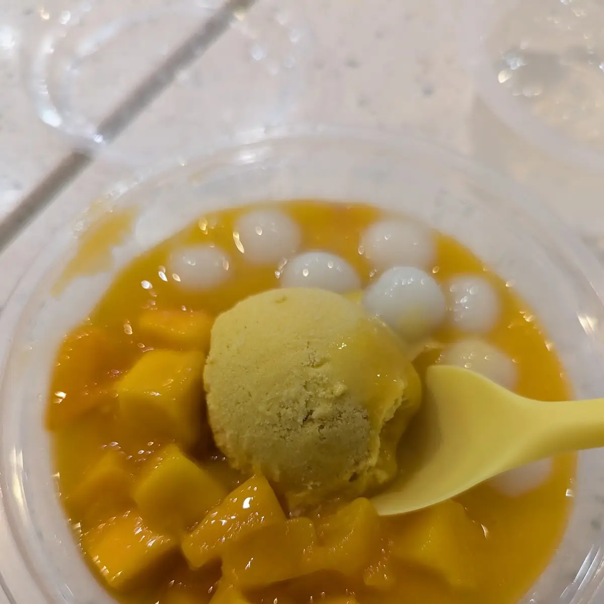 Mango Sticky Rice Balls Dessert