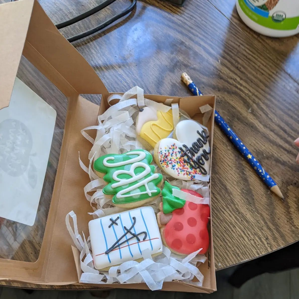 Teacher Appreciation Sugar Cookies