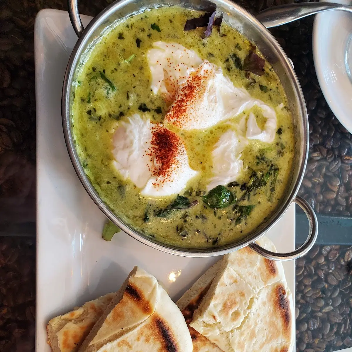 Creamy Green Shakshuka
