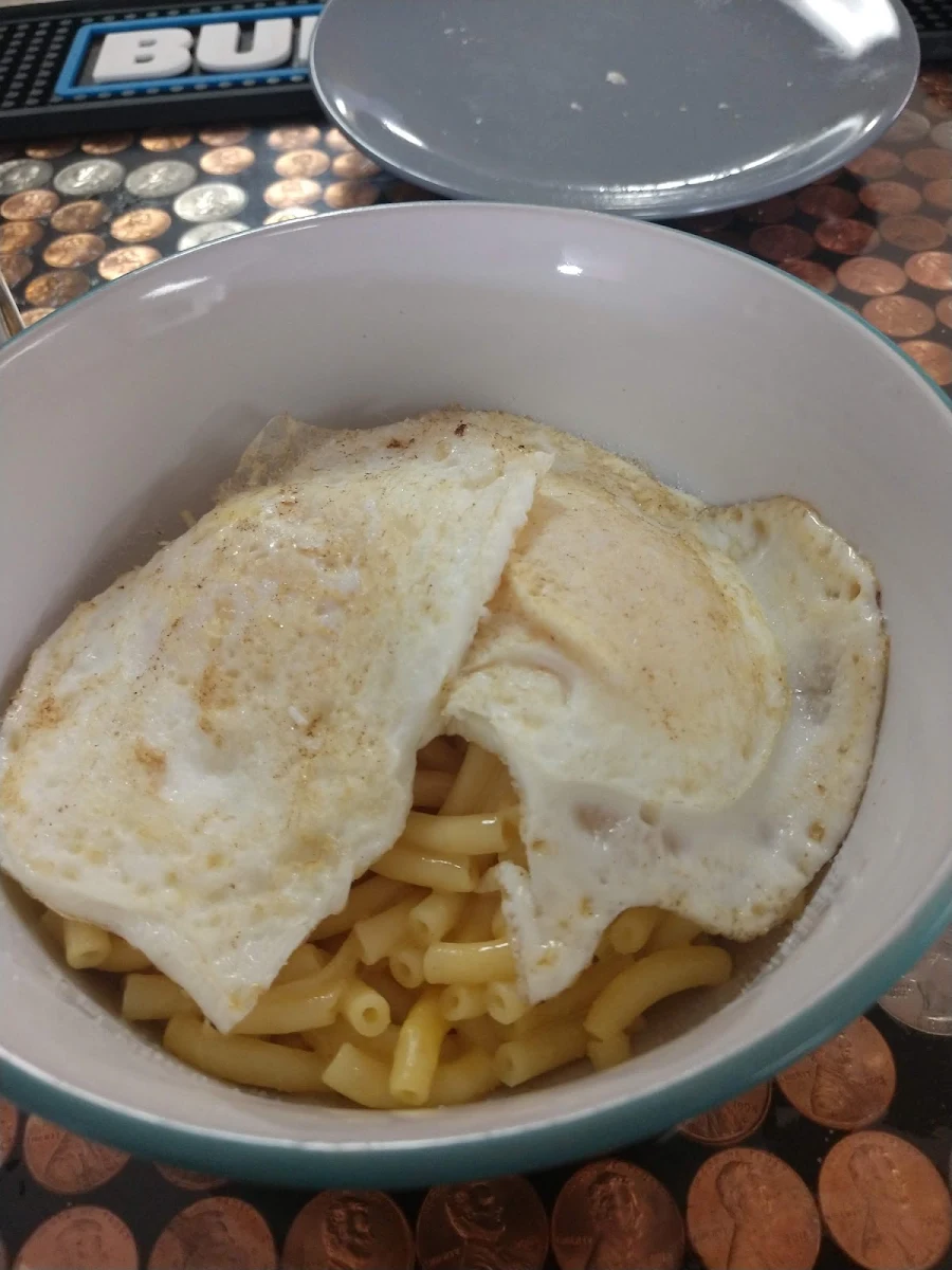 Mac and Cheese and Eggs