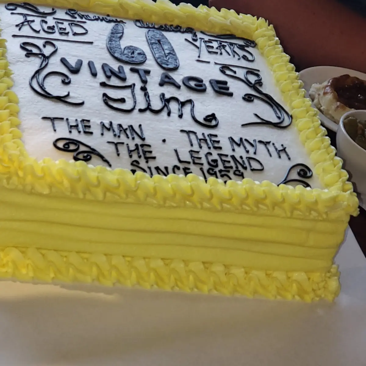 60th Birthday Cake