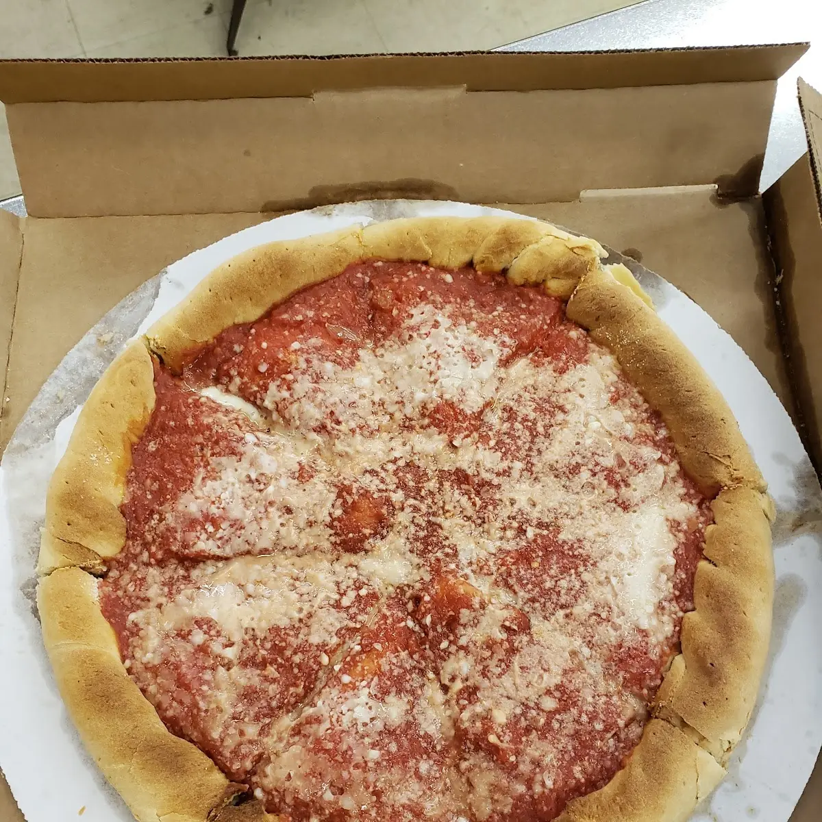 Stuffed Crust Mushroom Pizza