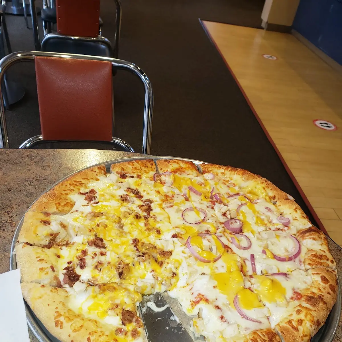 Chicken Bacon Ranch Pizza