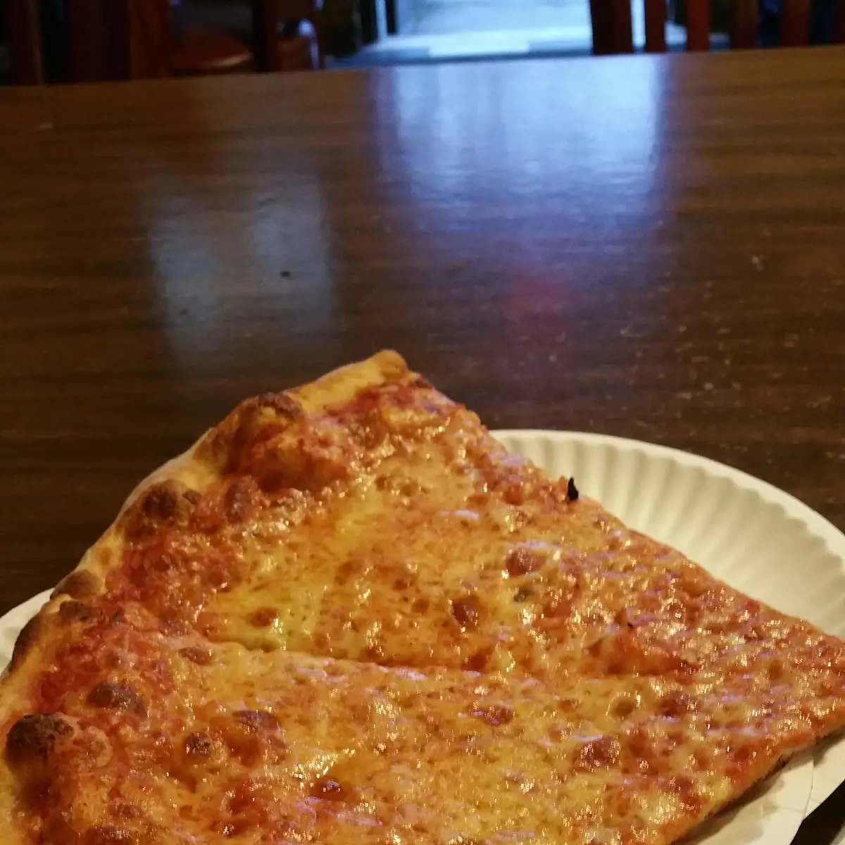 Plain Slice of Cheese Pizza
