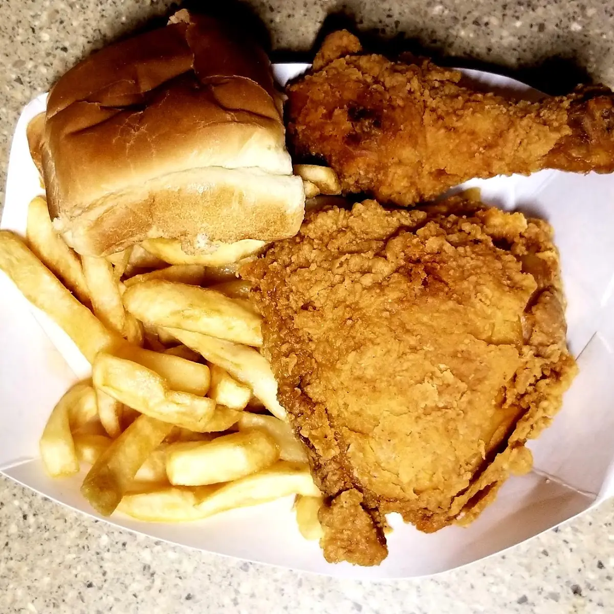 Two Piece Fried Chicken Dinner