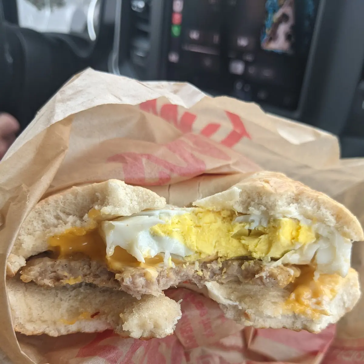 Bagel Sausage Egg and Cheese