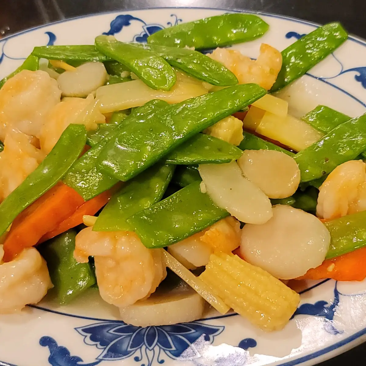 Shrimp with Snow Peas