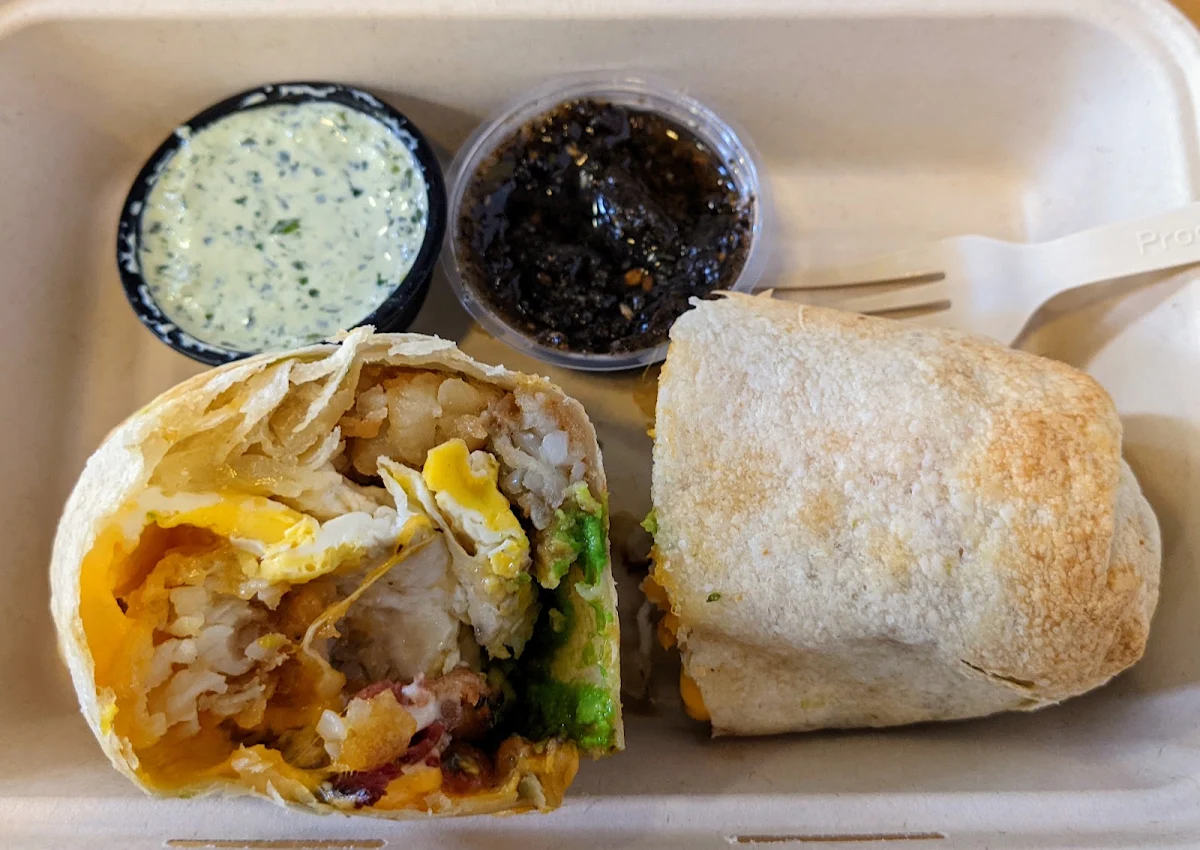 No Bacon Burrito