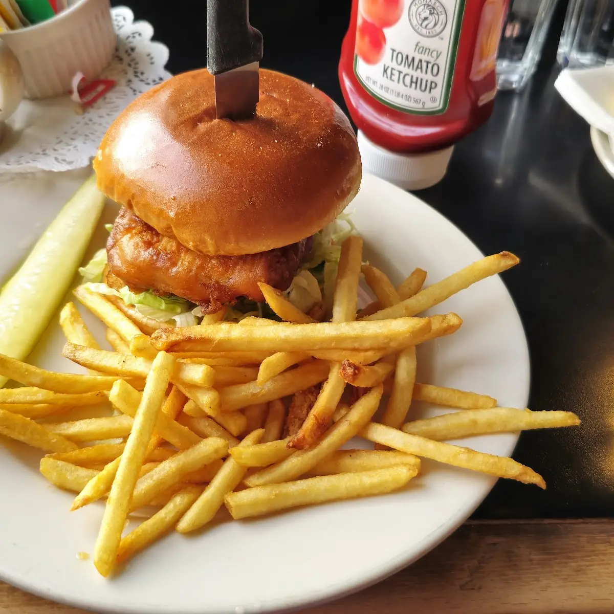 Halibut Burger