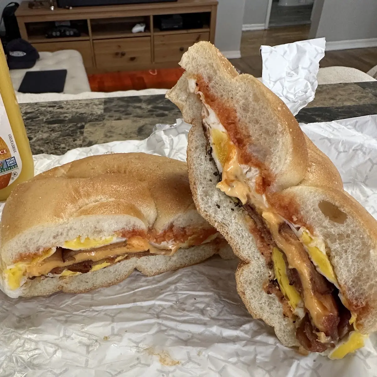 Bacon Egg Cheese Sandwich