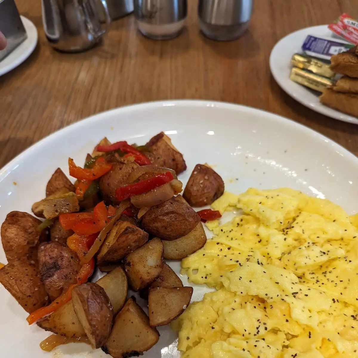 Scrambled Eggs and Potatoes