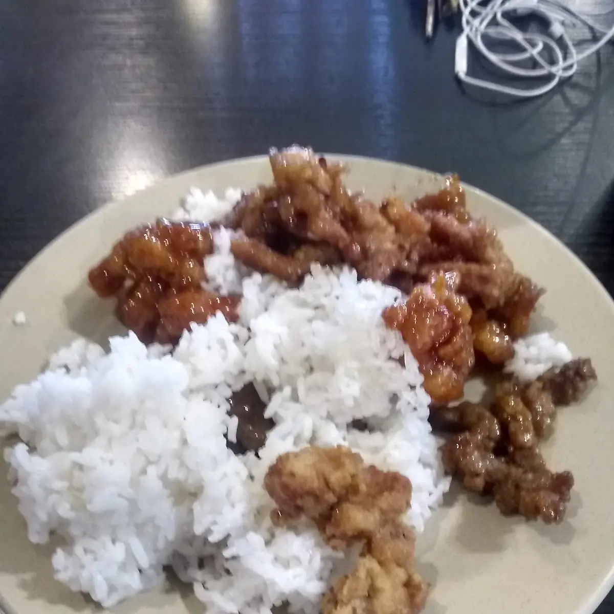 Honey Chicken with Rice