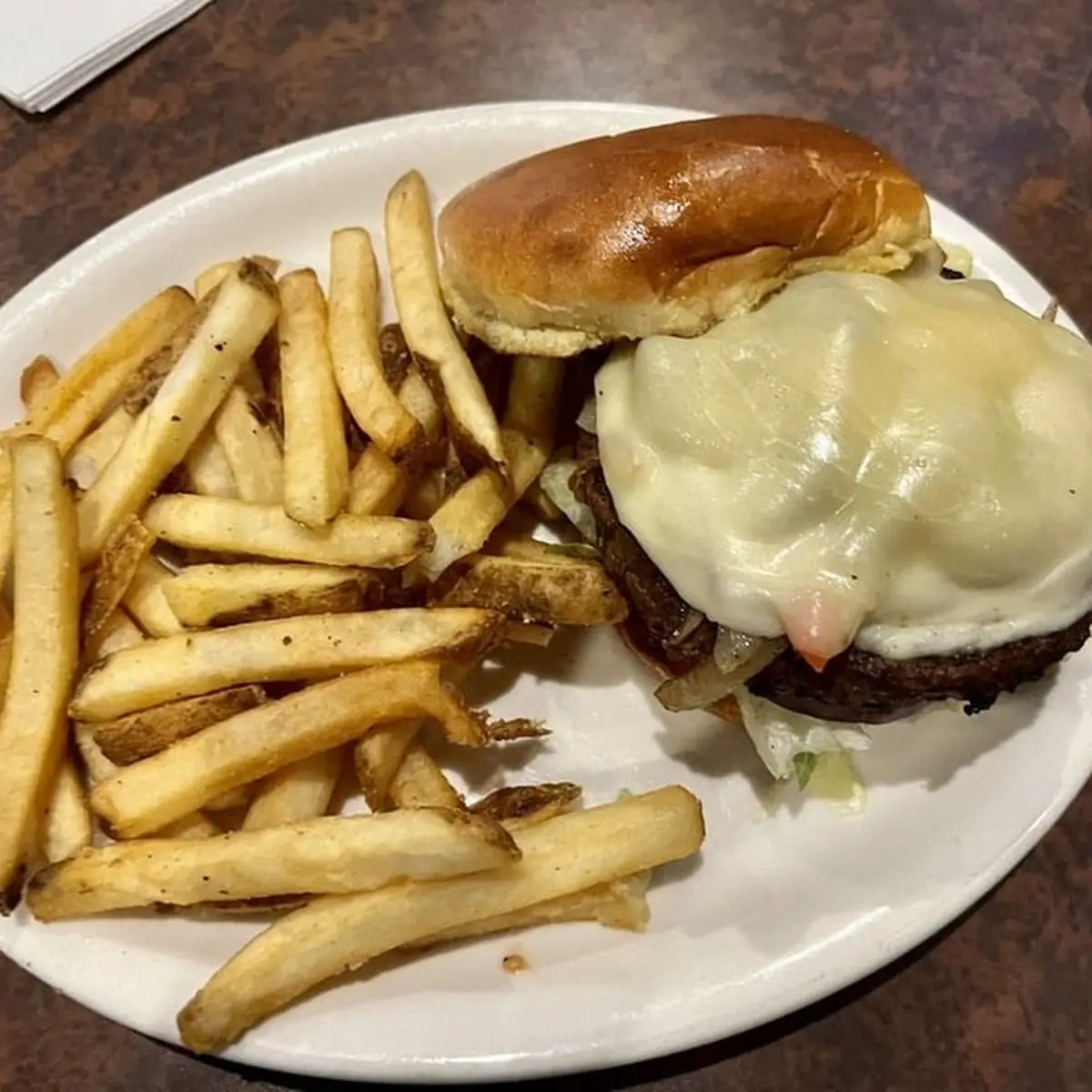 Mushroom Swiss Burger