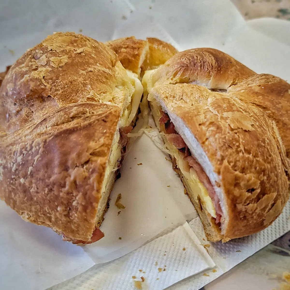 Bacon Egg and Cheese Croissant