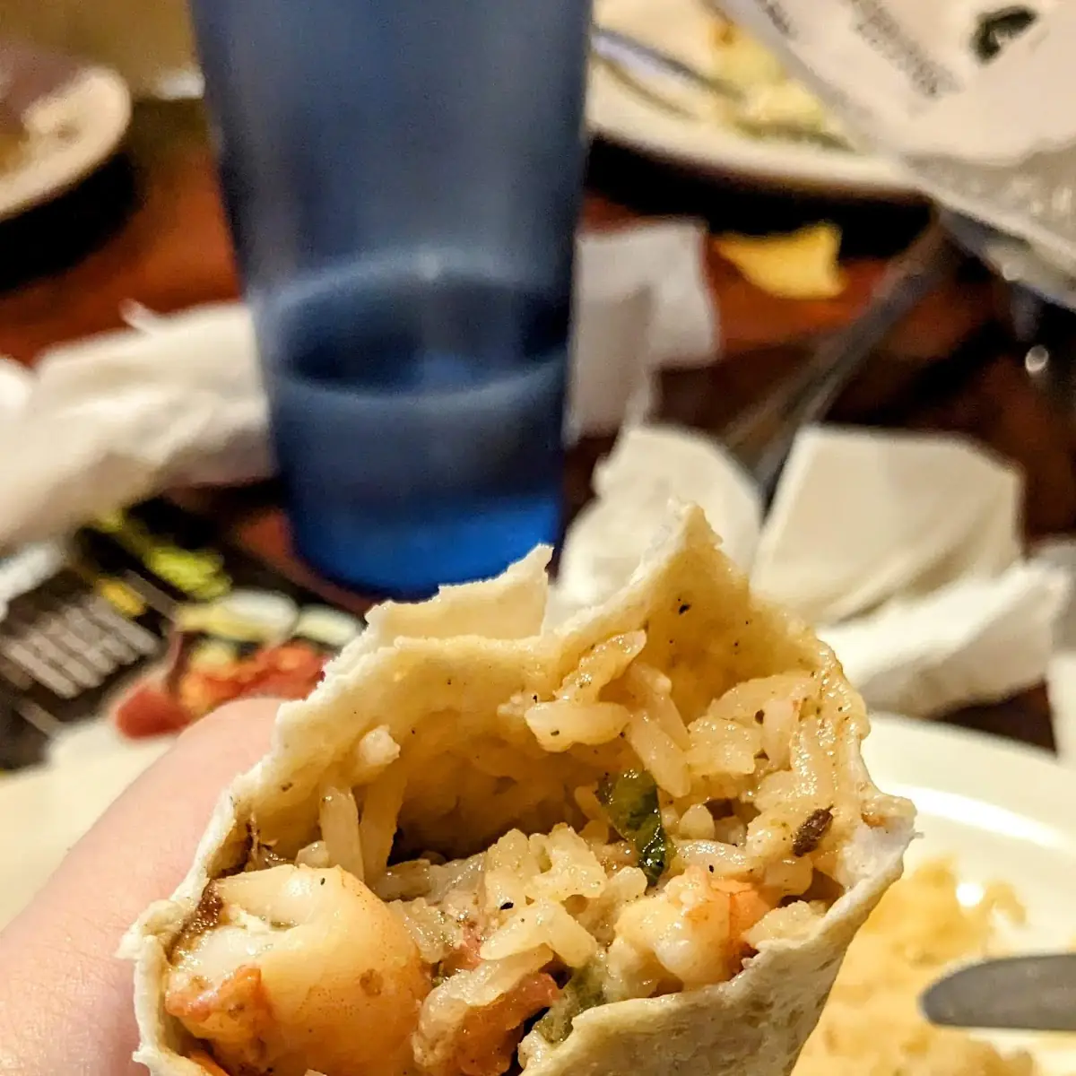 Fried Chicken Burrito Combo 2