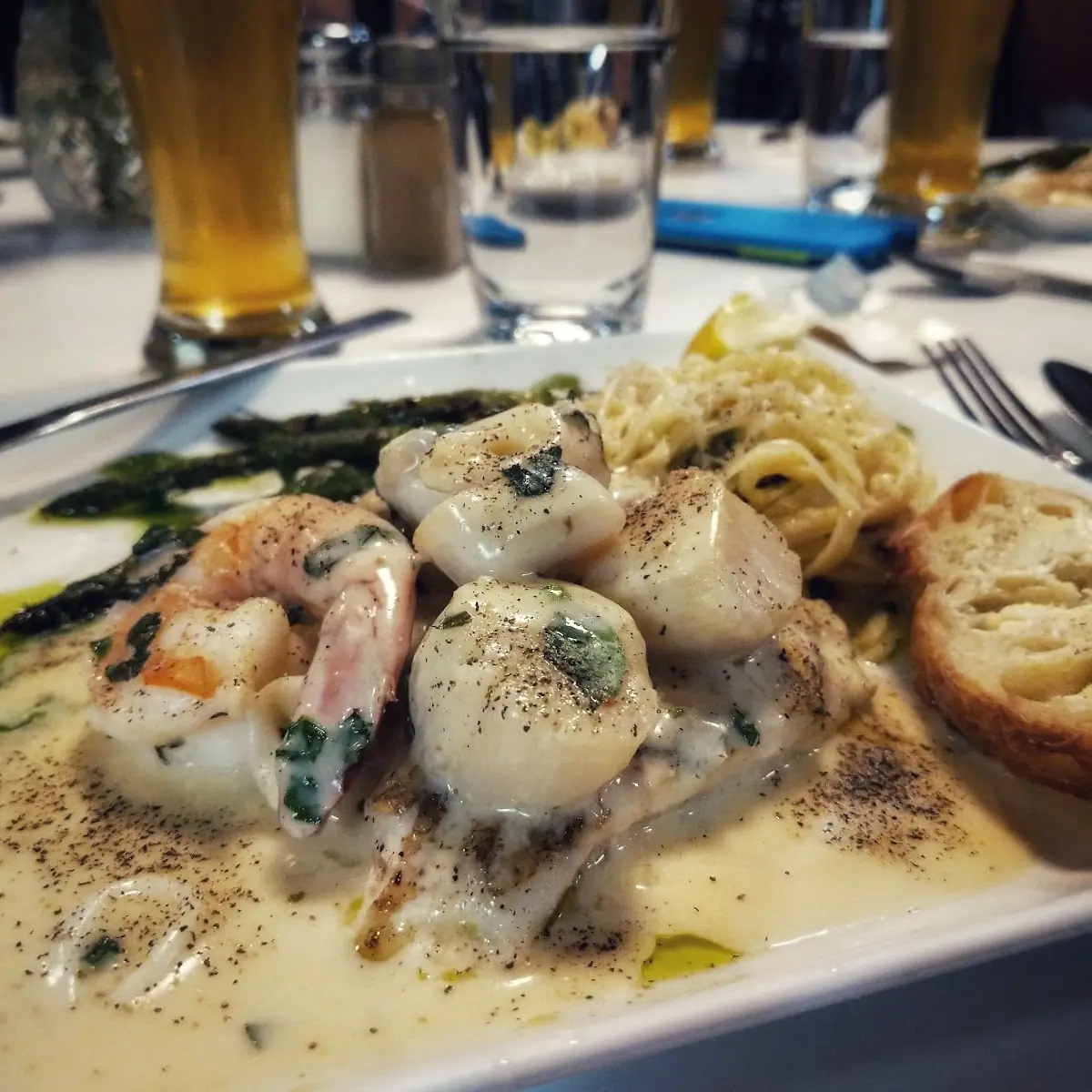 Seafood Medley Scallops Shrimp